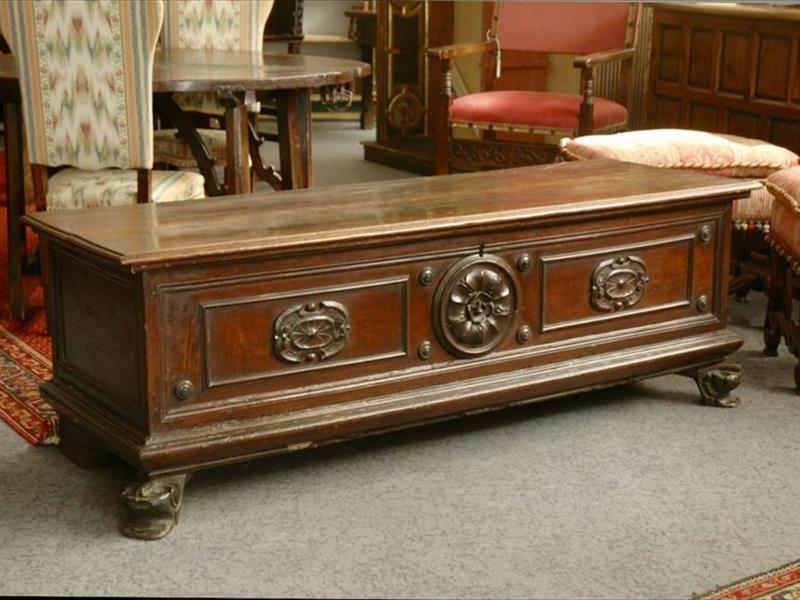 Antique storage and blanket chests 