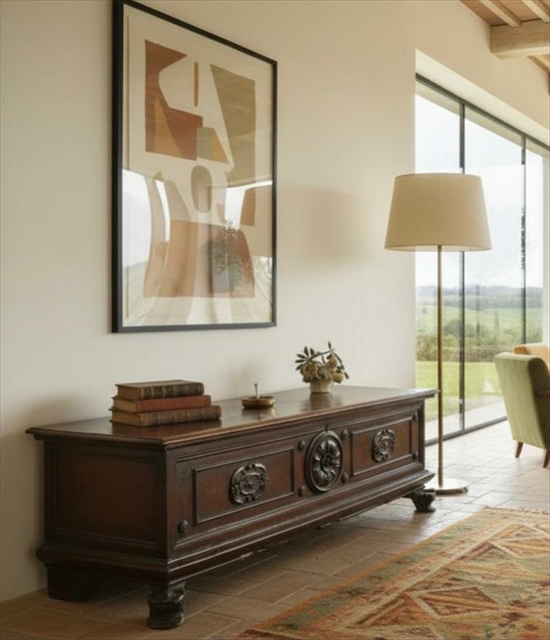 Cassapanca del '500. Alto rinascimento Toscano