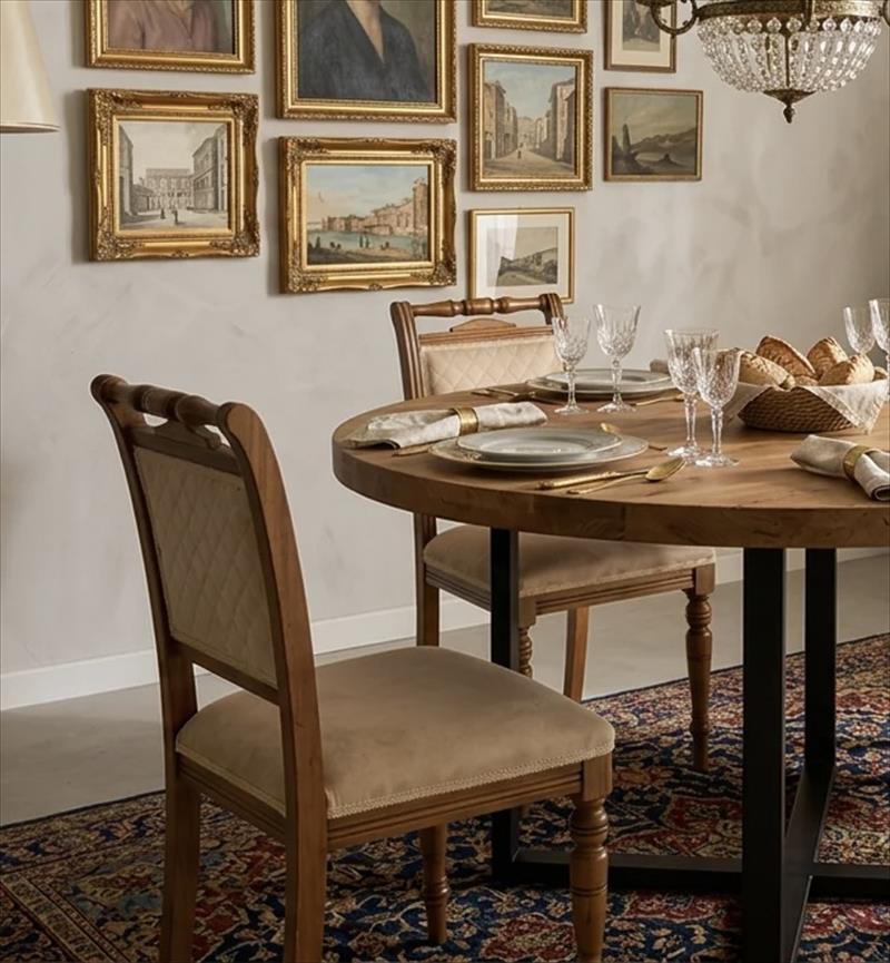 Sedie Luigi Filippo, a tavola con eleganza e buone maniere