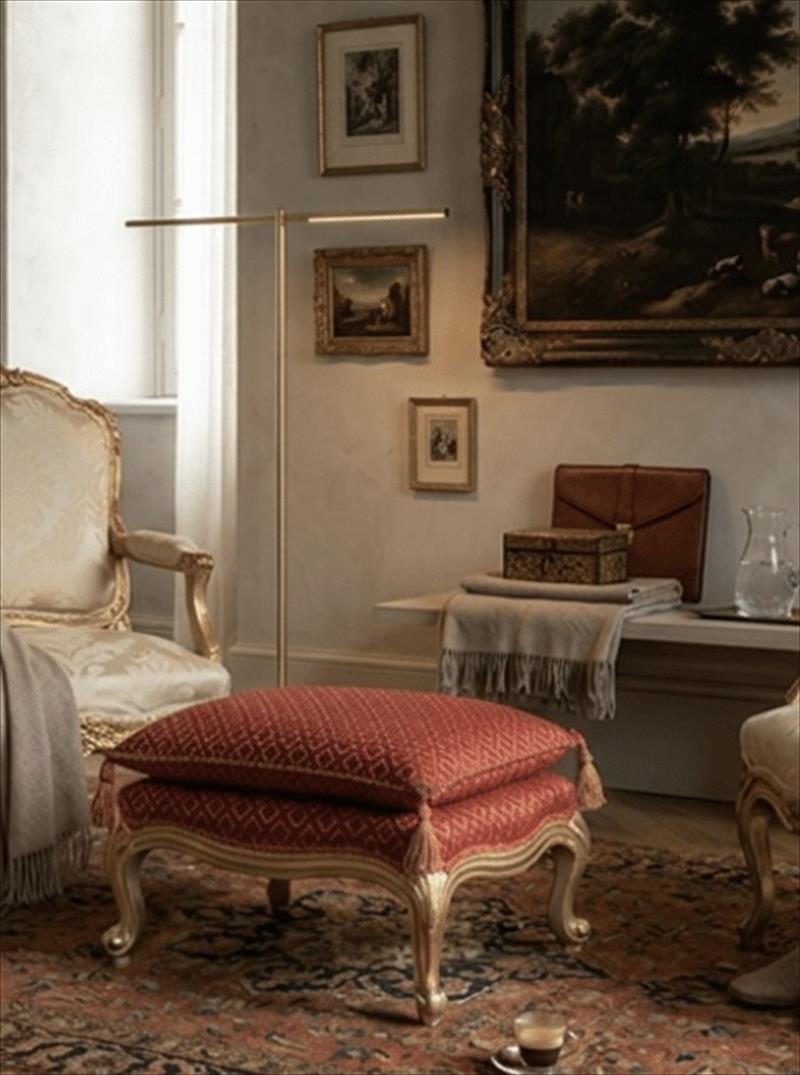 Poggiapiedi Louis-Philippe – Frammento di lusso domestico