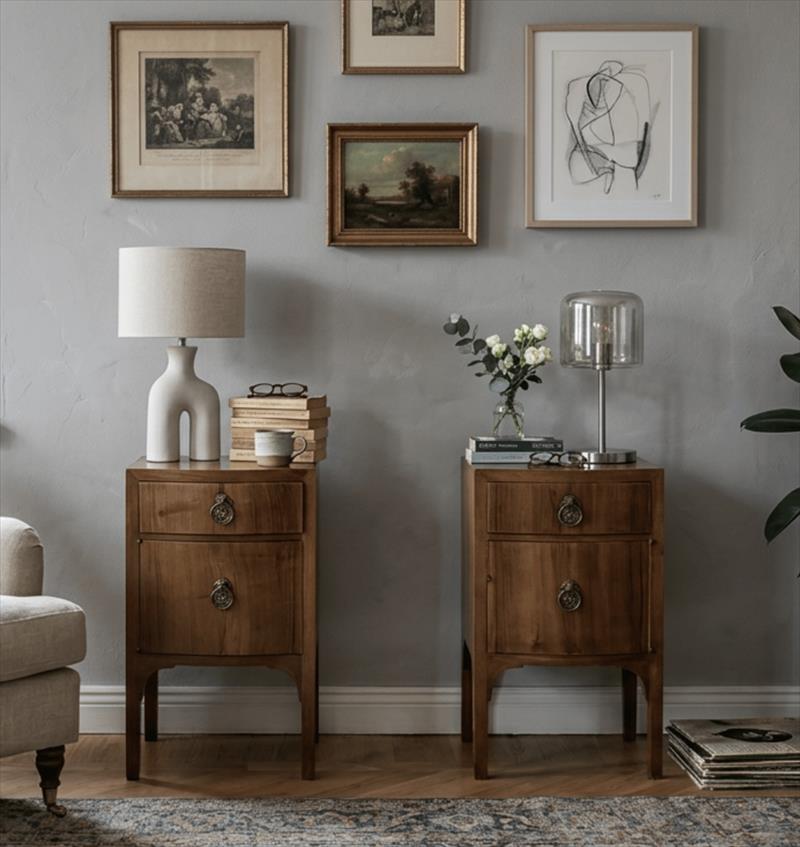 Coppia di comodini Luigi XVI, compagni di stanza dal Settecento