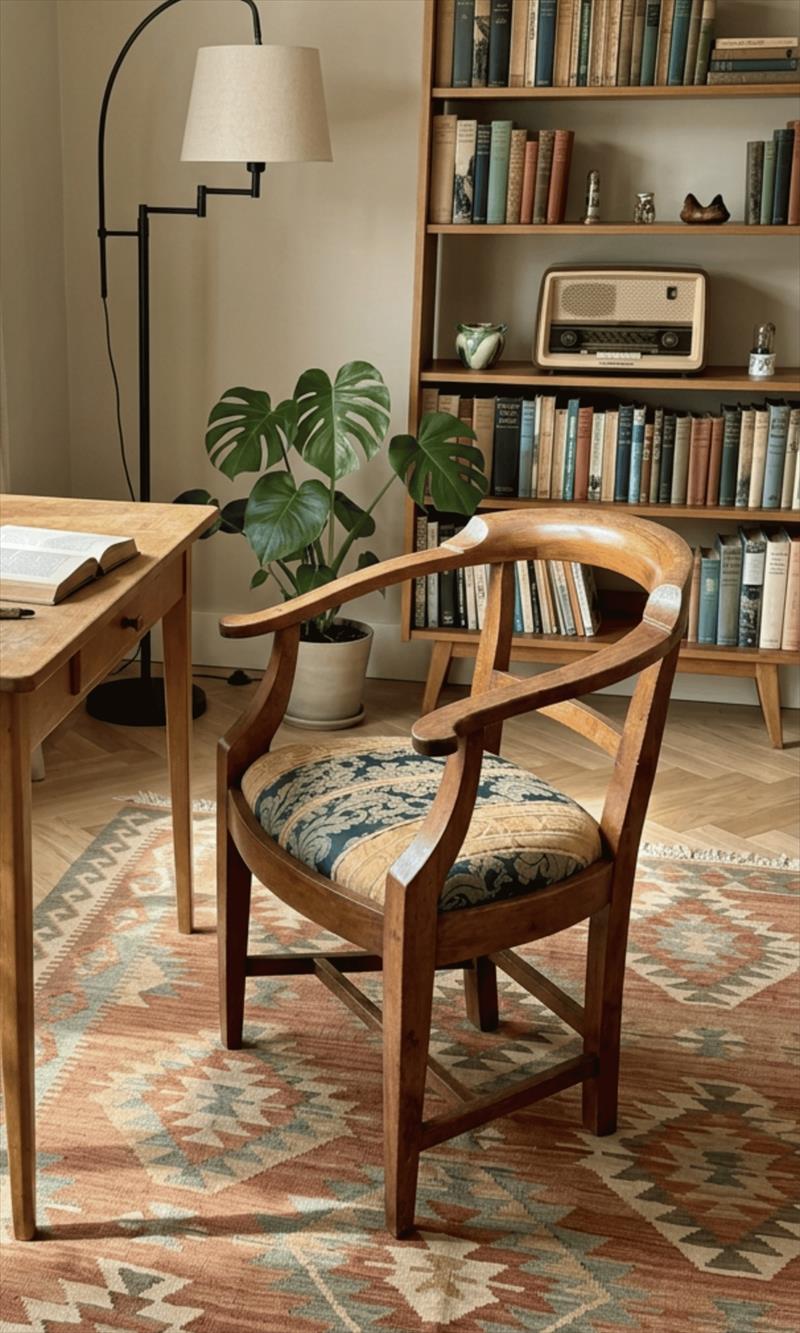 Poltroncina del tardo Settecento, dalle stanze toscane