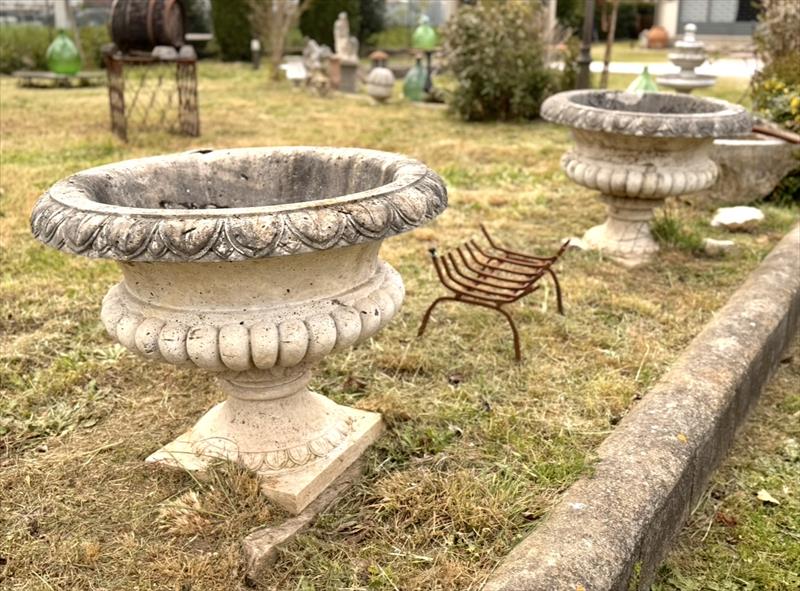 Vasi a cratere baccellati, Toscana, fine '800