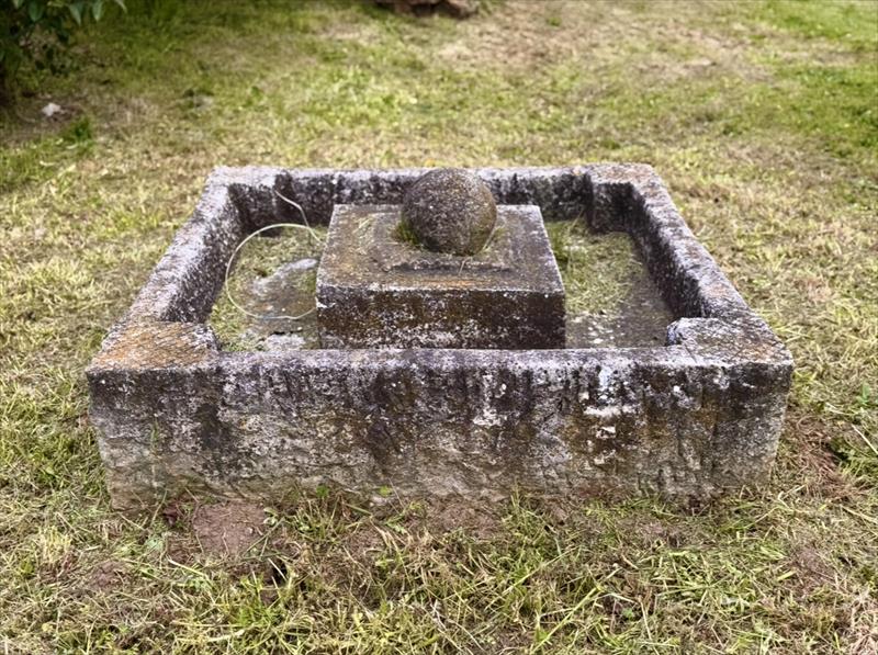 Water source where people once came to fill up. Ancient gestures.